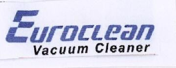 Euroclean Vaccum Cleaner(label) Device mark 1558497 Trademark