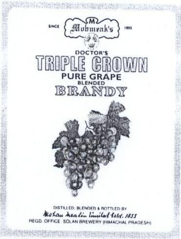 Doctor's Triple Crown With Label Device mark 1482640 Trademark