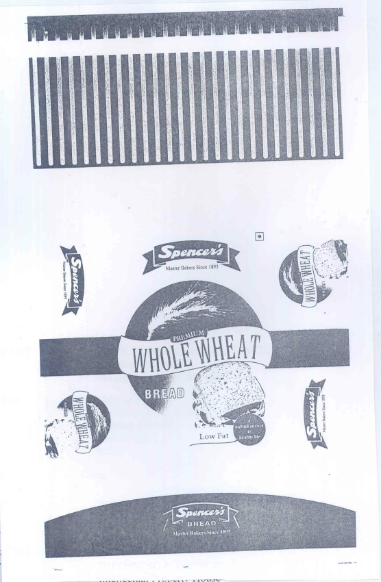 Spencer's Premium Whole Wheat (label) Device mark 1577779 Trademark