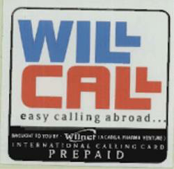 Will Call Easy Calling Abroad Device mark 1112642 Trademark