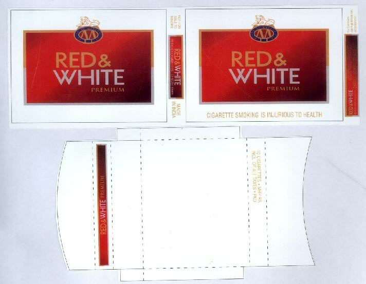 Red & White Premium (label) Device mark 1548395 Trademark