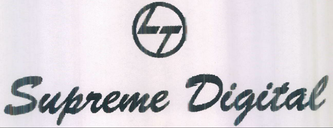 L&t:supreme Digital (label) Device mark 1175151 Trademark