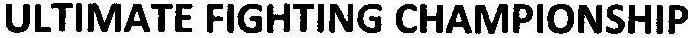 Ultimate Fighting Championship Device mark 1850185 Trademark