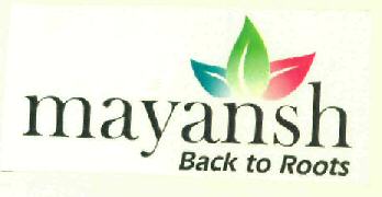 Mayansh Back To Roots (label) Device mark 2693993 Trademark