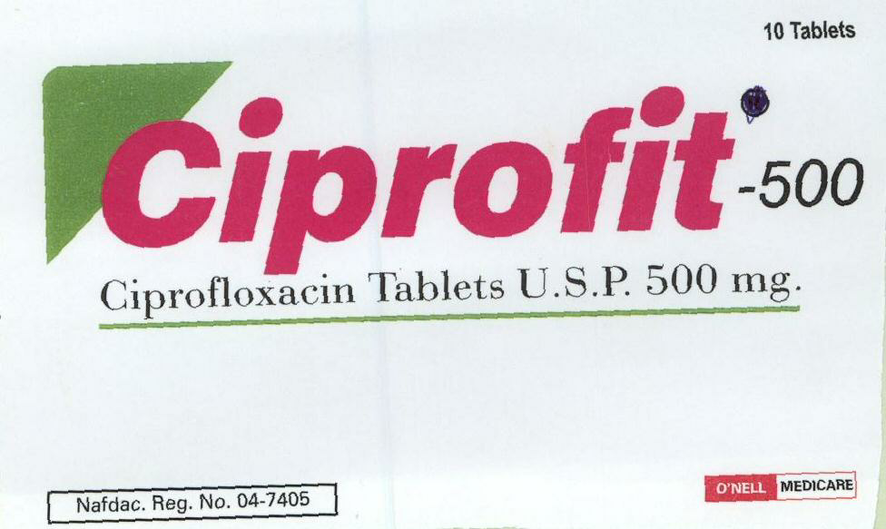 Ciprofit-500 (label) Device mark 1546965 Trademark