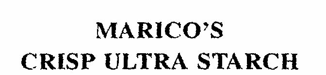 Marico's Crisp Ultra Starch Device mark 570459 Trademark