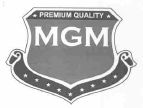 Premium Quality Mgm (shield Containing Letter) Device mark 1567597 Trademark