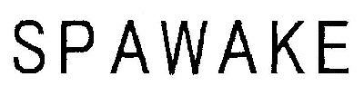 Spawake (device) Device mark 2580417 Trademark