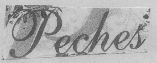 Peches (label) Device mark 1490523 Trademark