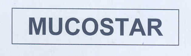 Mucostar (label) Device mark 1772476 Trademark