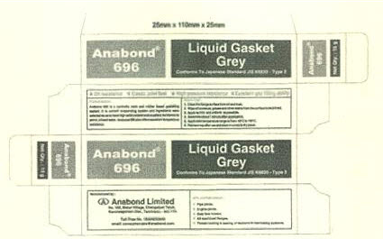Anabond 696 Liquid Gasket Grey Device mark 2494047 Trademark