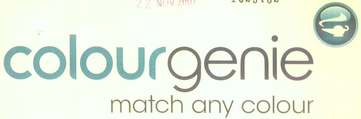 Colour Genie (label) Device mark 1623782 Trademark