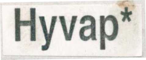 Hyvep (device Of Star) Device mark 732687 Trademark