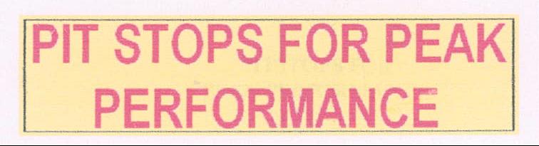 Pit Stops For Peak Performance Device mark 2120766 Trademark