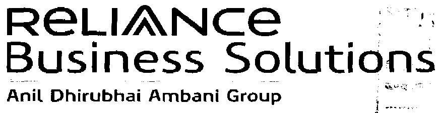 Reliance Business Solutions Anil Dhirubhai Ambani Group (letter Written In Special Form) Device mark 1459772 Trademark