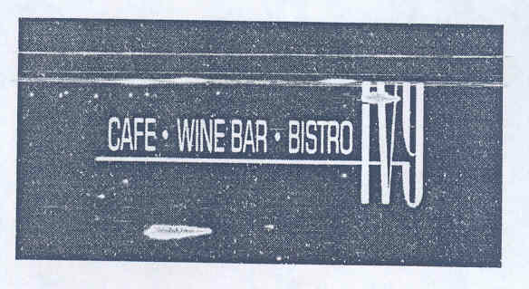 Cafe- Wine Bar - Bistro Ivy (label) Device mark 1548581 Trademark