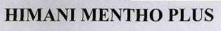 Himani Mentho Plus Device mark 1991983 Trademark