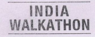 India Walkathon Device mark 1562902 Trademark