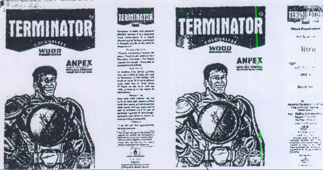 Terminator (label) Device mark 1319824 Trademark
