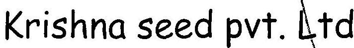 Krishna Seed Pvt. Ltd (device) Device mark 2343467 Trademark