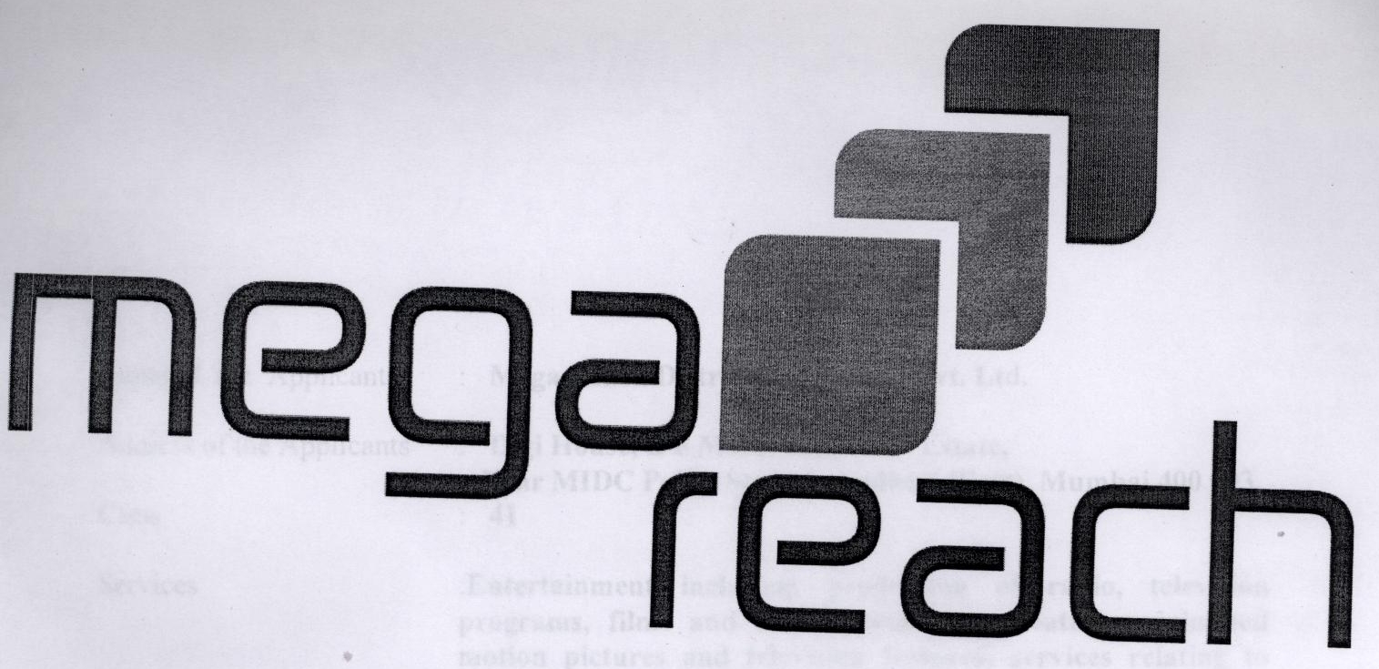 Mega Reach (label) Device mark 1790629 Trademark