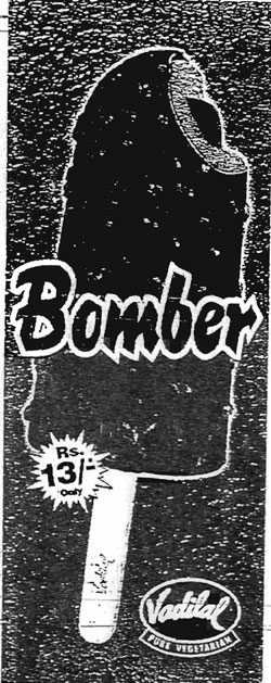 Bomber Vadilal Orange Candy Device mark 832006 Trademark