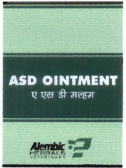 Asd Ointment Device mark 856875 Trademark