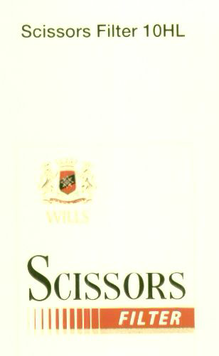 Scissors Filter, Wills Shild De. (label0 Device mark 1486639 Trademark
