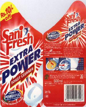 Sani Fresh With Label Device mark 1758708 Trademark