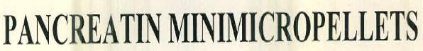 Pancreatin Minimicropellets Device mark 2514563 Trademark