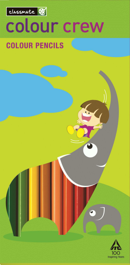 Classmate Colour Crew Colour Pencils Device mark 2280322 Trademark