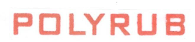 P O L Y R U B (label) Device mark 1689250 Trademark