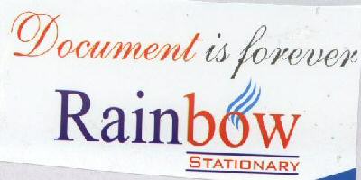 Rain Bow Stationary With Label Device mark 1689470 Trademark