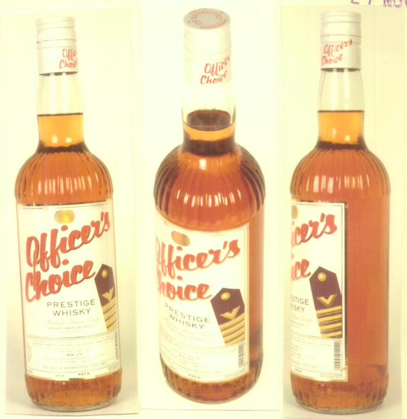 Officer"s Choice (device Of Bootal) Device mark 1623353 Trademark