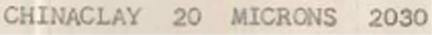 Chinaclay 20 Micron 2030 Device mark 706930 Trademark