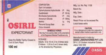 Osiril Device mark 1000632 Trademark