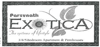 Parsvnath, Ex Tica, With Flower Device Device mark 1345293 Trademark