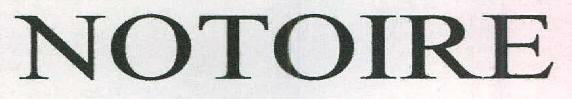 Notoire Device mark 2391957 Trademark