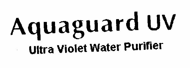 Aquaguard Uv (lable) Device mark 1470453 Trademark