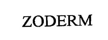 Zoderm Device mark 943335 Trademark