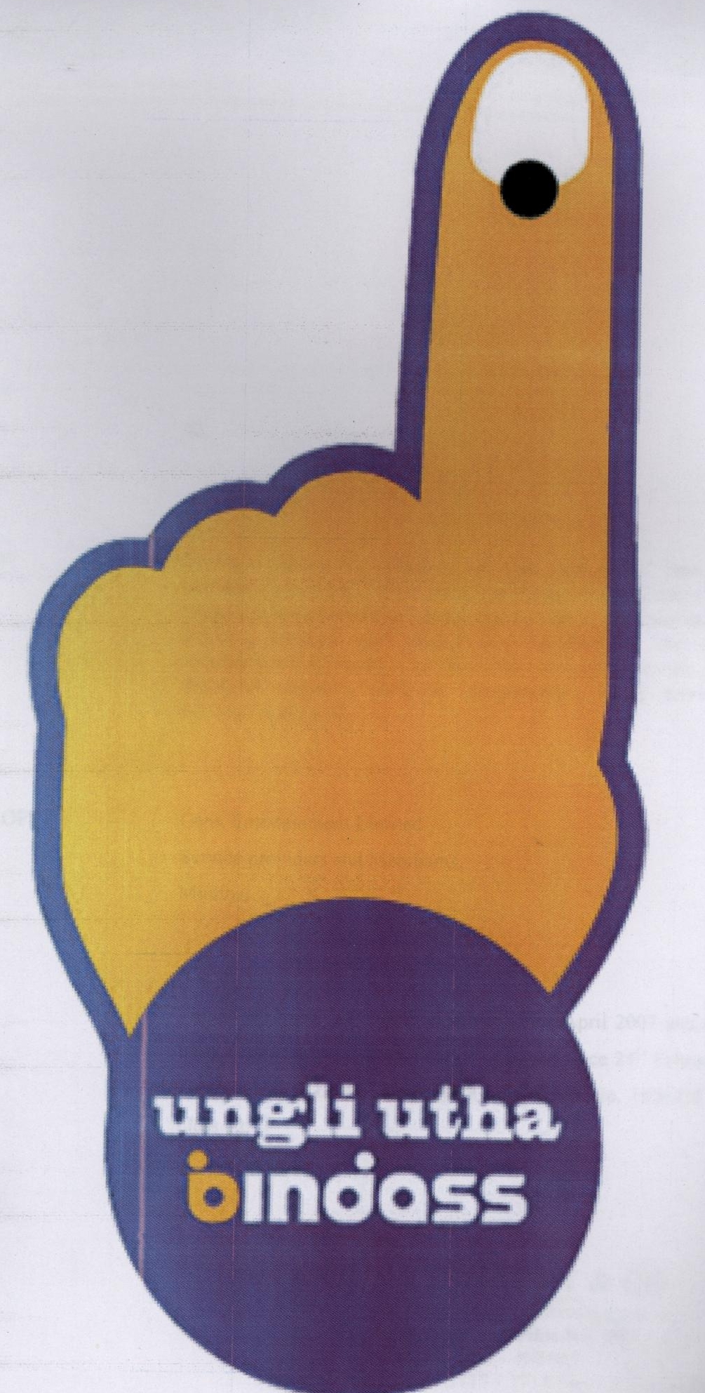 Ungli Utha Bindass ( Label ) Device mark 1792281 Trademark