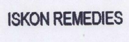 Iskon Remedies Device mark 1480078 Trademark