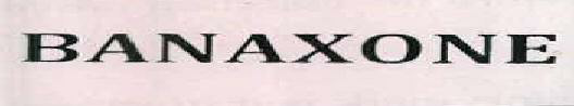 Banaxone Device mark 2371996 Trademark