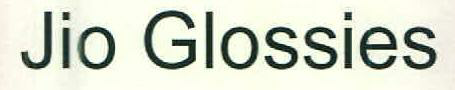 Jio Glossies Device mark 2760419 Trademark