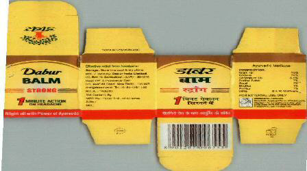 Dabur Balm Device mark 1902757 Trademark
