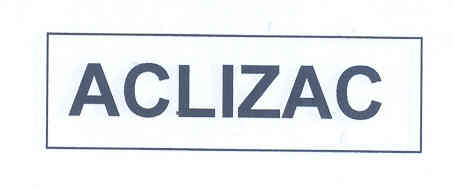 Aclizac (label) Device mark 1755321 Trademark
