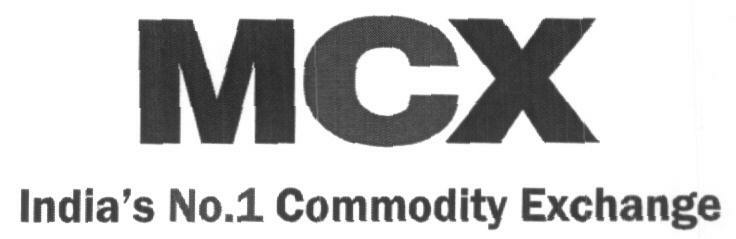 Mcx Indias No.1 Commodity Exchange (label) Device mark 1610147 Trademark