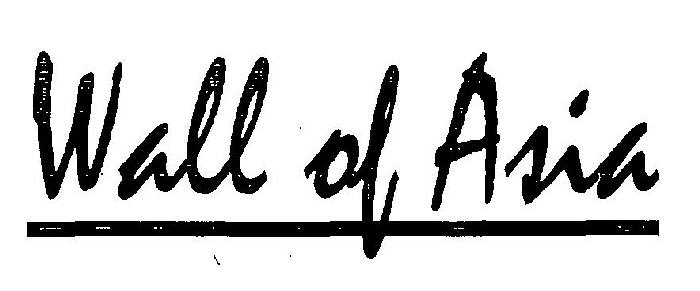 Wall Of Asia (device) Device mark 2429273 Trademark