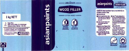 Asianpaints Aquadur Wood Filler Device mark 2540249 Trademark