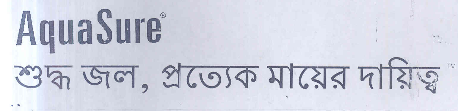Aquasure (lable) Device mark 1699738 Trademark